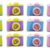 Camera Shape Pencil Sharpener/Cartoon Sharpener for Boys and Girls Stationery for Kids Birthday Return Gifts (Camera 12 Pcs) - Image 2