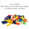 MUILTICOLOR METALLIC BALLOONS FOR ANY PARTY DECORATIONS LIKE BIRTHDAY, ANNIVERSARY, BABY SHOWER, VALENTINE, ETC.(PACK OF 50) Brand: Generic - Image 4