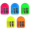 Doms Non-Toxic 2 Matic Multicolored Pencil Sharpener Blister Pack | Anti-Rust Coating For Smooth & Fine Point Sharpening | Ideal For Kids, School & Gifting Purpose | Pack Of 10 - Image 3