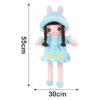 Webby Plush Cute and Huggable Doll Stuffed Toys | Soft Doll | Return Gift for Birthday | Adorable Gift for Toddler and Baby Girls, 55CM (Blue) - Image 2