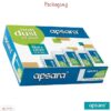 Apsara Non Dust Eraser Regular | Erases Gently | No Paper Damage | Soft & Smooth | Residue sticks to eraser | Use for Students, Artists, Professionals | Pack of 20 Erasers - Image 2